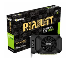 Placa de Vídeo Palit NVIDIA GeForce GTX 1050 Ti StormX, 4GB, GDDR5, 128bit, NE5105T018G1-1070F