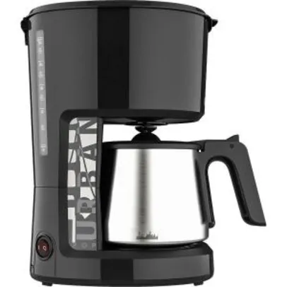 Cafeteira Elétrica Cadence Urban Pop 30 Xícaras Preta