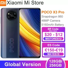 Smartphone Xiaom POCO X3 Pro 6/128GB | R$1195