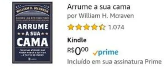 [PRIME] Ebook - Arrume a sua cama