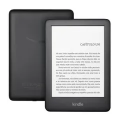 E-reader Amazon Kindle 10ª Geração Preto Tela de 6" Wi-Fi 8GB de Memória Iluminação Embutida R$281