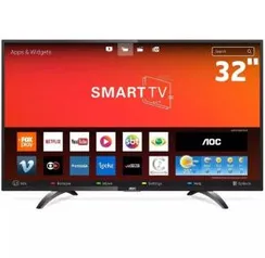 Smart Tv Led 32 Hd Aoc Le32s5970s Wifi App Gallery Hdmi Usb - R$899