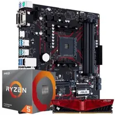 KIT UPGRADE, AMD RYZEN 5 3500X, ASUS PRIME B450M-GAMING/BR, 8GB 3000MHZ