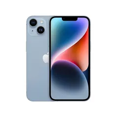 [PRIME NINJA] Smartphone iPhone 14 Apple 128GB Azul, Tela de 6,1, 5G, Câmera Dupla de 12MP, iOS - MPVN3BR/A