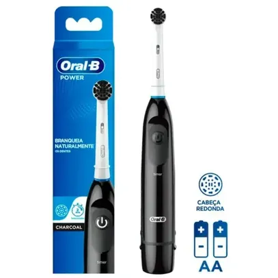 Escova Dental Elétrica Charcoal Oral-B Power à Pilha 1 Unidade