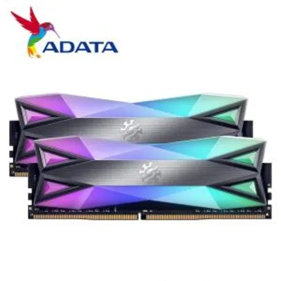 3200Mhz ADATA DDR4 RGB 16GB(2x8GB) | R$553