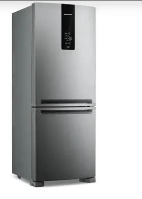 Refrigerador Brastemp Inverse Frost Free A+++ 447 Litros Inox com Smart Flow e Fresh Box - BRE57FK