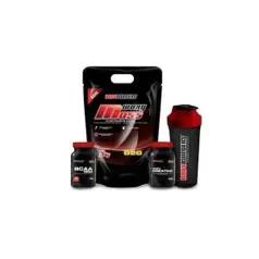 Kit Waxy Mass 3kg + BCAA 1800 120 caps + Creatine 100g + Coqueteleira Bodybuilders