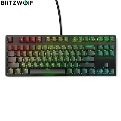 BlitzWolf BW KB2 Teclado Mecânico 87 Teclas Com Fio Teclado Gateron