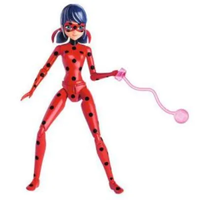 Primeira Compra-  Figura Articulada Miraculous - Ladybug - 14 cm - Sunny 19,99