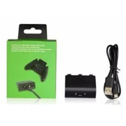 Bateria E Cabo Usb P/ Controle Xbox One - R$16