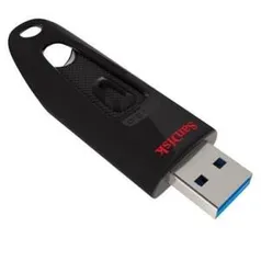 Pen Drive SanDisk Ultra 128GB USB 3.0 Flash Drive | R$161