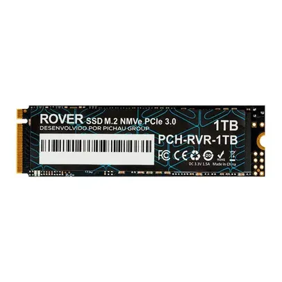 SSD PICHAU ROVER, 1TB, M.2 2280, PCIE NVME 3.0, LEITURA 2100 MB/S, GRAVACAO 1500 MB/S, PCH-RVR-1TB