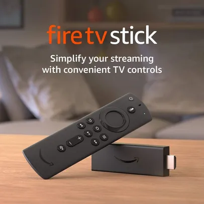 [Internacional] Fire Stick TV 4K com Alexa Streaming Media Preto - Importado | R$177