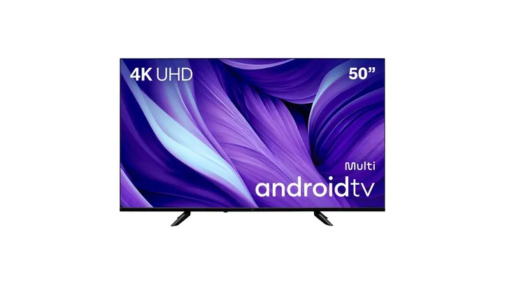 [AME R$1.322]Smart TV 50” 4k UHD Android Multi