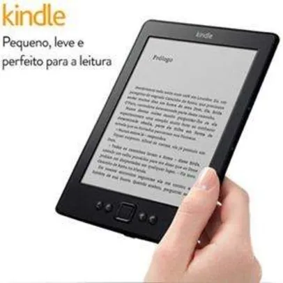 [C&A] Kindle ao0416 7ª geração wi-fi 4gb tela 6" Por  R$ 199,00