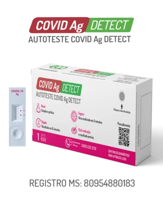 Autoteste Covid-19 Nasal Eco AG Detect 1 unidade