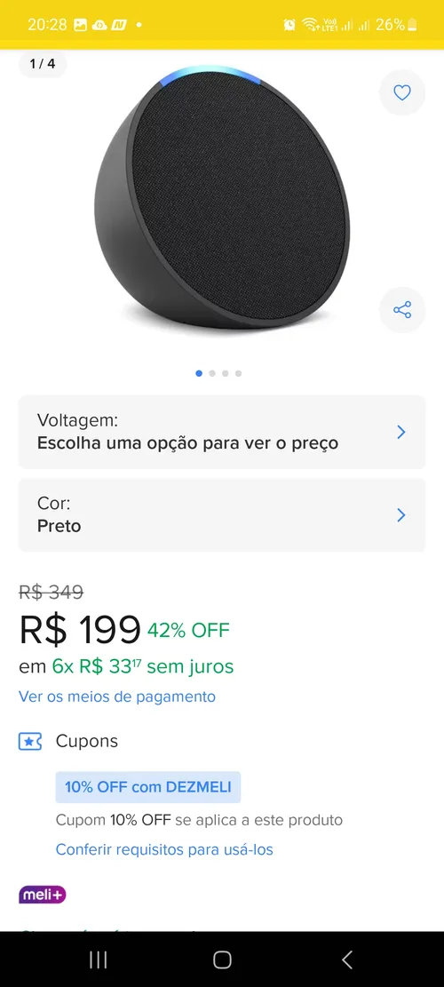 Imagen na descrição da promoção