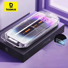 [Taxa Inclusa] Baseus-Kit de Limpeza com película de vidro temperado para iPhone - 1PC 