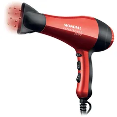 Secador Infinity 2500 SC-12 Preto / Vermelho  - Mondial 220V