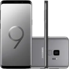 Smartphone Samsung Galaxy S9 Dual Chip Android 8.0 Tela 5.8" Octa-Core 2.8GHz 128GB 4G Câmera 12MP - Cinza