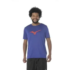 T-Shirt Mizuno Run Spark, P, Azul Web