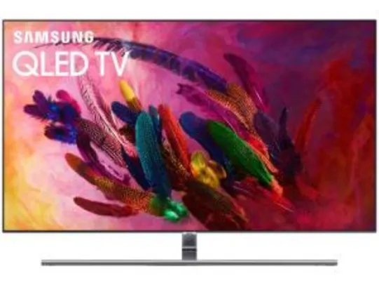 Smart TV QLED 55” Samsung 4K/Ultra HD Q7FN - Tizen Conversor Digital Modo Ambiente Linha 2018 - R$4999
