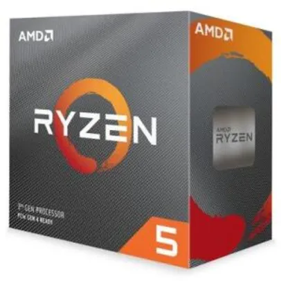 Processador AMD Ryzen 5 3600 Cache 32MB 3.6GHz(4.2GHz Max Turbo) | R$999