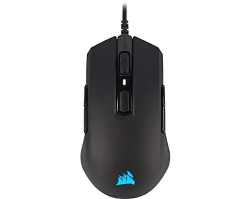 Mouse Gamer Corsair M55 RGB PRO Multi-Grip com design Ambidestro Preto - CH-9308011-NA