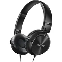 Fone de Ouvido Estilo DJ com Graves Nítidos SHL3060BK/00 Preto PHILIPS por R$ 46