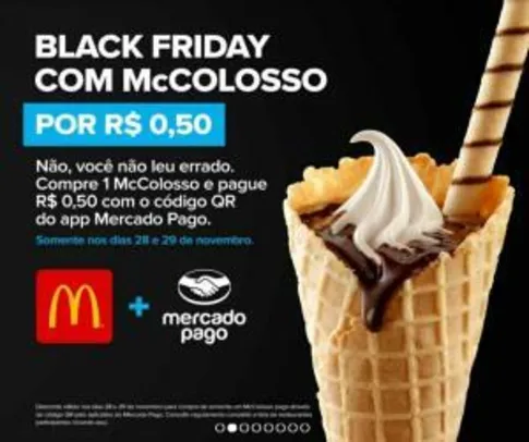 MC Colosso R$ 0,50 pelo APP com QR code