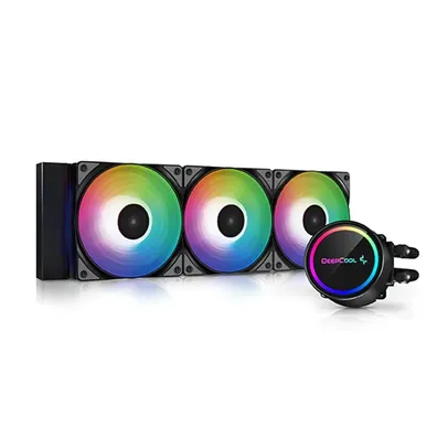 Water Cooler Deepcool Gammaxx L360, A-RGB, 360mm, Intel e AMD, para PC, Preto - DP-H12CF-GL360-ARGB