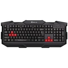 Teclado Membrana XTRIKE-ME KB-301, Inglês, Black/Red, KB301BK