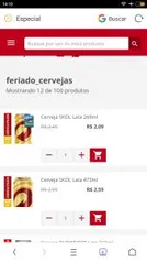 Promoção cervejas extra delivery + 100 itens