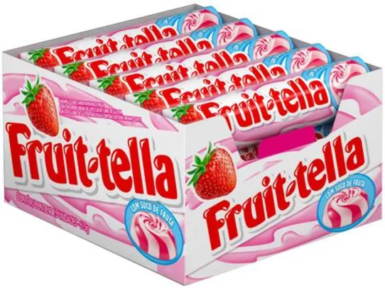 [App+C.Ouro] Bala Fruittella Swirl Morango com Creme de Leite 15 Unidades | 4 caixas | R$19 cada