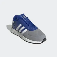 Tênis Couro adidas Marathon Tech Azul/Cinza | R$350