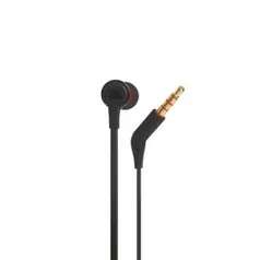 Fone de Ouvido JBL T210 Preto Original com Microfone Controle R$ 83