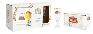 [Prime] Kit Cerveja Stella Artois - 8 Latas 269ml + 1 Cálice 250ml