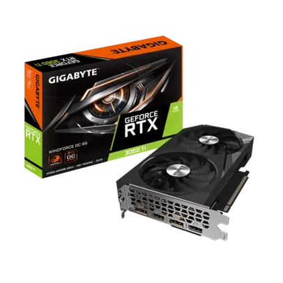 Placa de Vídeo Gigabyte GEFORCE RTX 3060 TI WINDFORCE