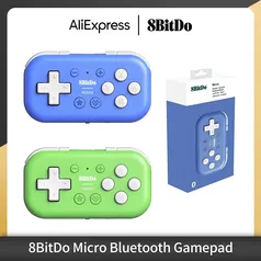 [Com Taxa /Navegador] Mini Controle Bluetooth Gamepad 8BitDo Zero 2