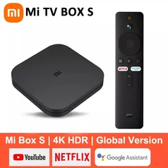 Xiaomi Mi Box S 4K | Versão global | 2gb ram | 8gb rom