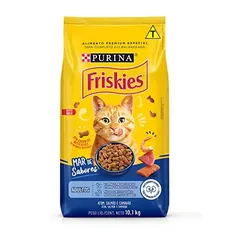 [REC] Ração de gatos Purina Friskies Peixes E Frutos Do Mar 10Kg