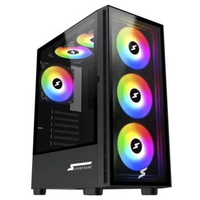 Gabinete Gamer SuperFrame Strider, Mid Tower, Vidro Temperado, ATX, Sem Fonte, Sem Fan