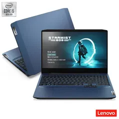 [PRIME]Notebook Gamer LENOVO GAMING3i Intel®Core™i5 Placa NVIDIAGTX16, 8GB-256GBS-Linux, Tela 15.6