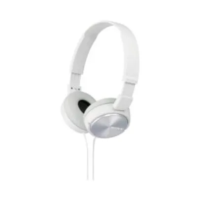 Fone de Ouvido Sony Headphone com Microfone integrado MDR-ZX310AP Branco