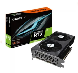 Placa de Vídeo Gigabyte NVIDIA GeForce RTX 3050 EAGLE OC 8G, LHR, 8GB, GDDR6, DLSS, Ray Tracing, GV-