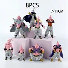 [8 PEÇAS] Action Figures Majin boo Dragon Ball 