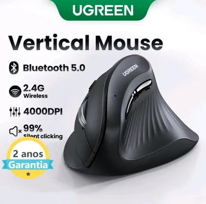 Mouse Ugreen Sem fio 4000dpi Vertical