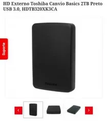 HD externo Toshiba Canvio Basics 2 TB