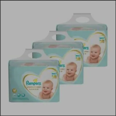 Kit de Fraldas Pampers M Premium Care Jumbo - 240 Unidades